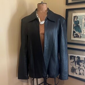 Vintage - Women's Black Leather Jacket